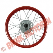 Dirtbike velgen - Dirtbike Pitbike achtervelg 12 inch rood - 1707 (B-1-3-6)